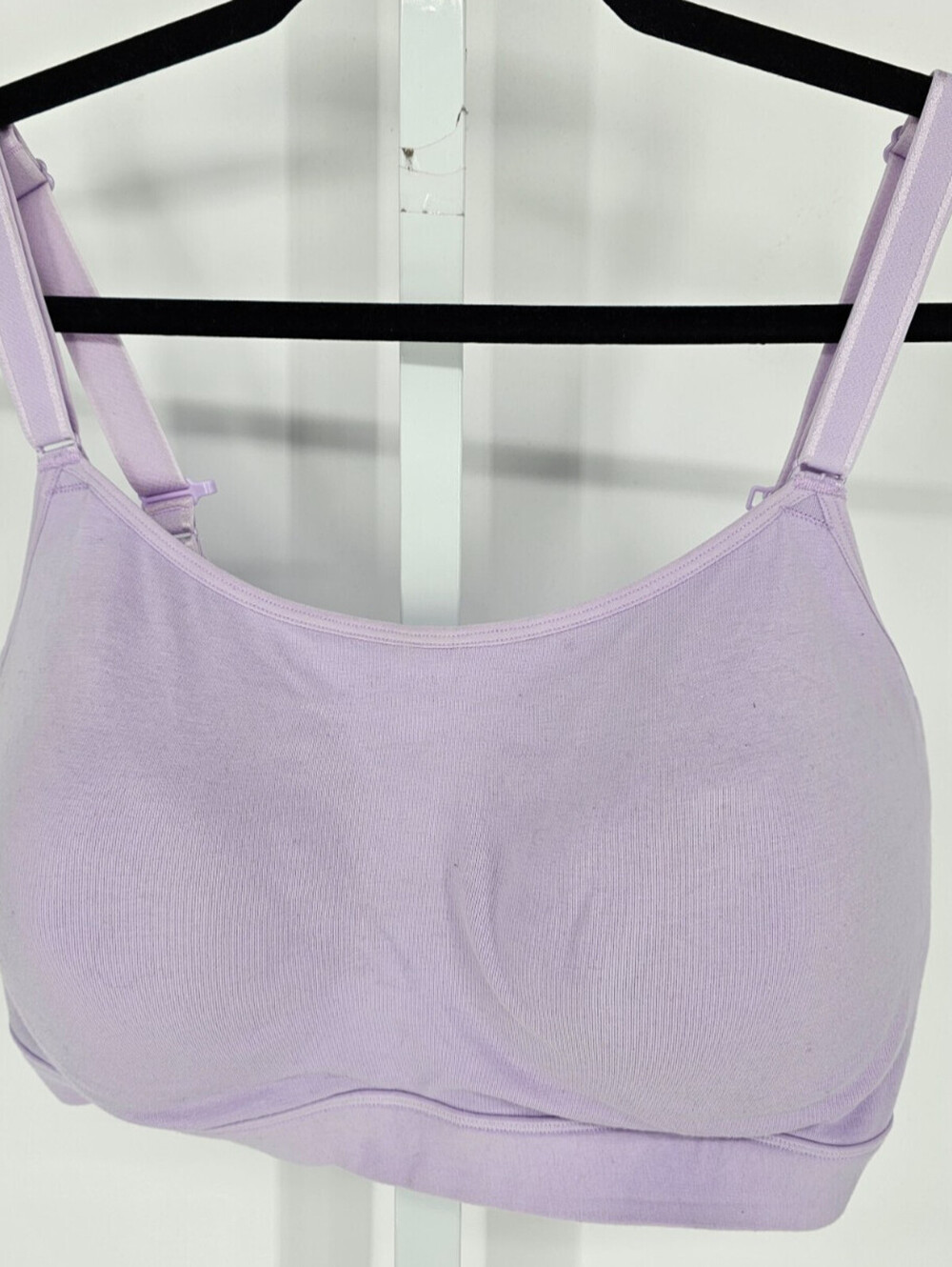 Fruit of the Loom Womens Sz 3XL Full Figure Lightly Padded Bra Light Purple